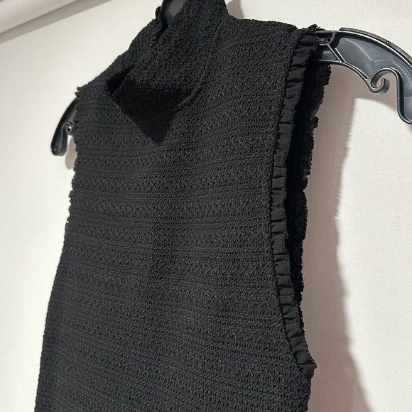 Alice and Olivia Barrett Sleeveless Black Mini Dress Size 2 - Picture 6 of 10